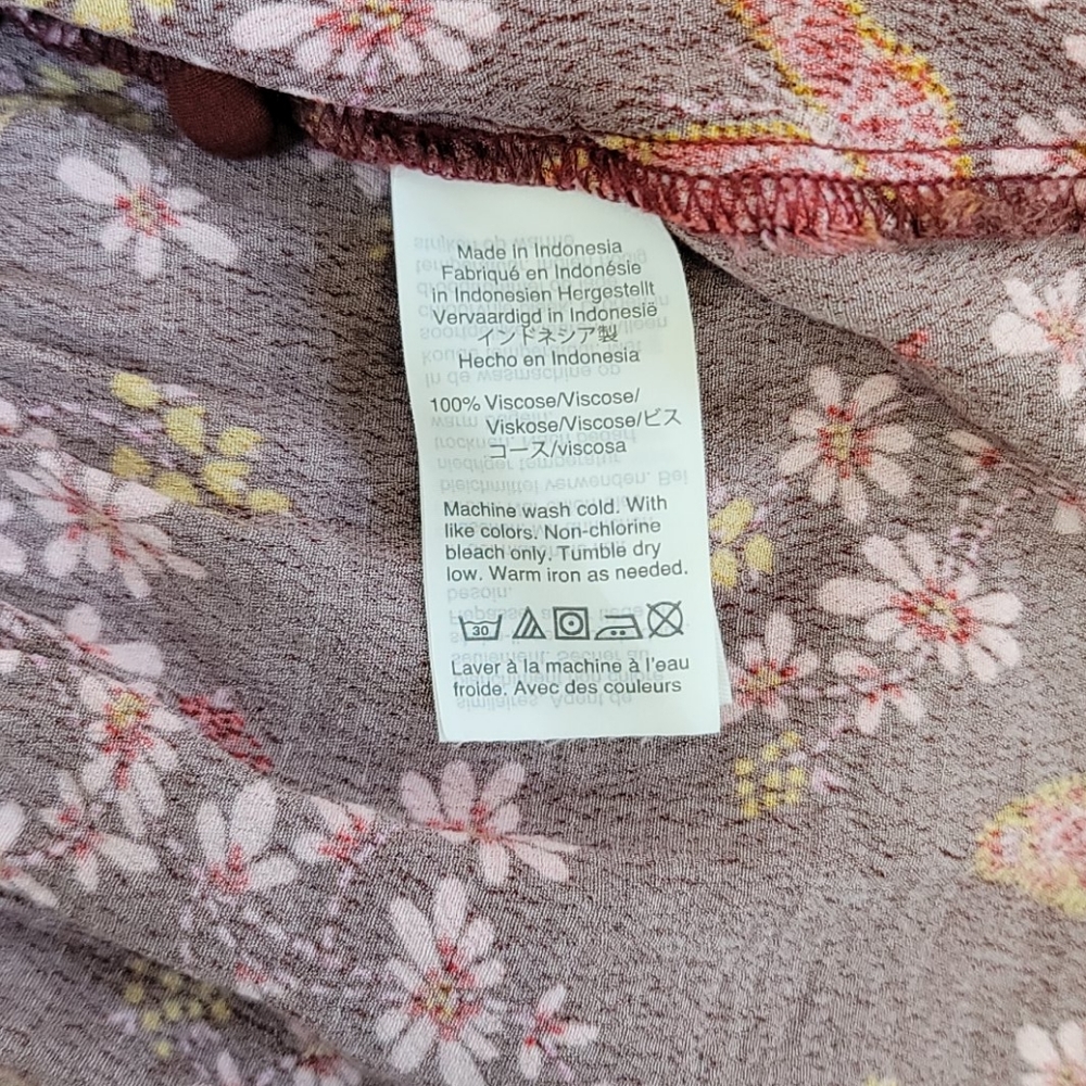 EUC Madewell Tie-Sleeve Wrap Top - Picture 12 of 12